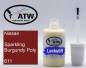 Preview: Nissan, Sparkling Burgundy Poly, 611: 20ml Lackstift, von ATW Autoteile West.